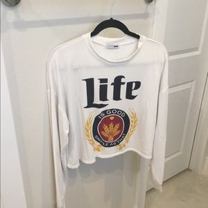 Graphic White Long sleeve